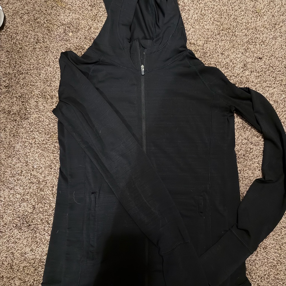 Athleta Black Full-Zip Hoodie